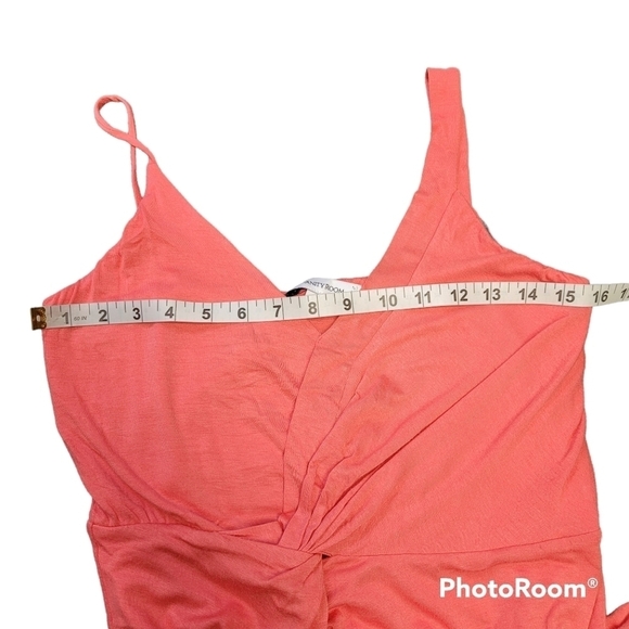 The Vanity Room Pink Twist Knot Front Maxi Dress - Picture 8 of 9